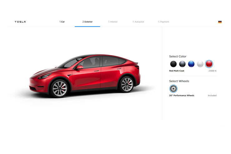 Tesla Model Y Im Konfigurator So Teuer Kommt Das Elektroauto Auto 36400 Hot Sex Picture