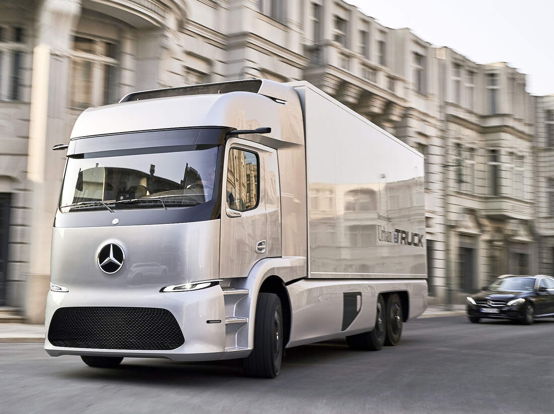 Weltpremiere Mercedes Urban E-Truck: Daimlers Dickes Elektro-Ding ...