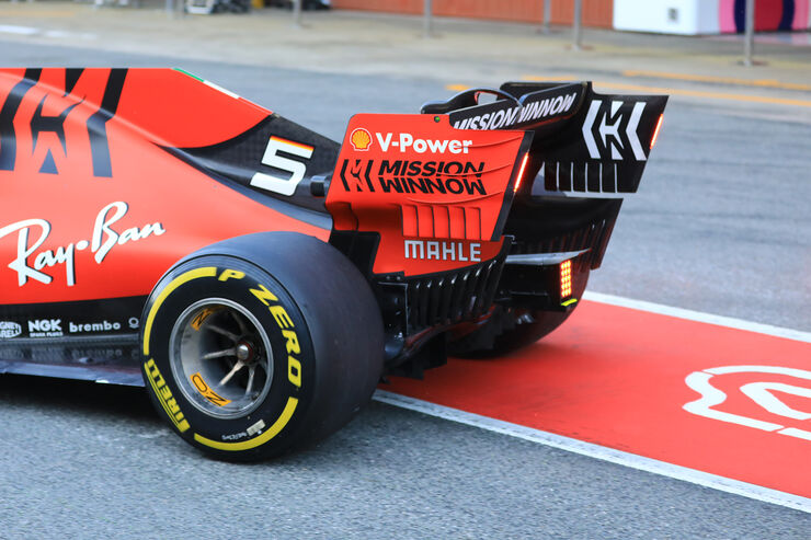 Sebastian Vettel - Ferrari - Barcelona - F1-Test - 27. Februar 2019