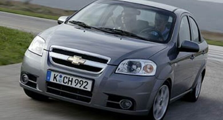 Габариты chevrolet aveo t250